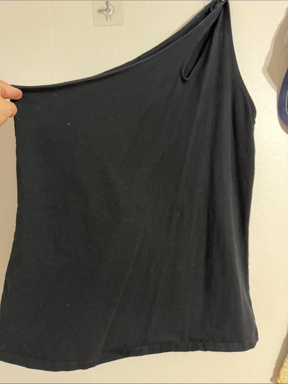 torrid Black One-Shoulder Tank Top